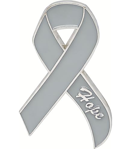 Amazon.com - Butterfly Brain Cancer Ribbon Vinyl Decal | Gray